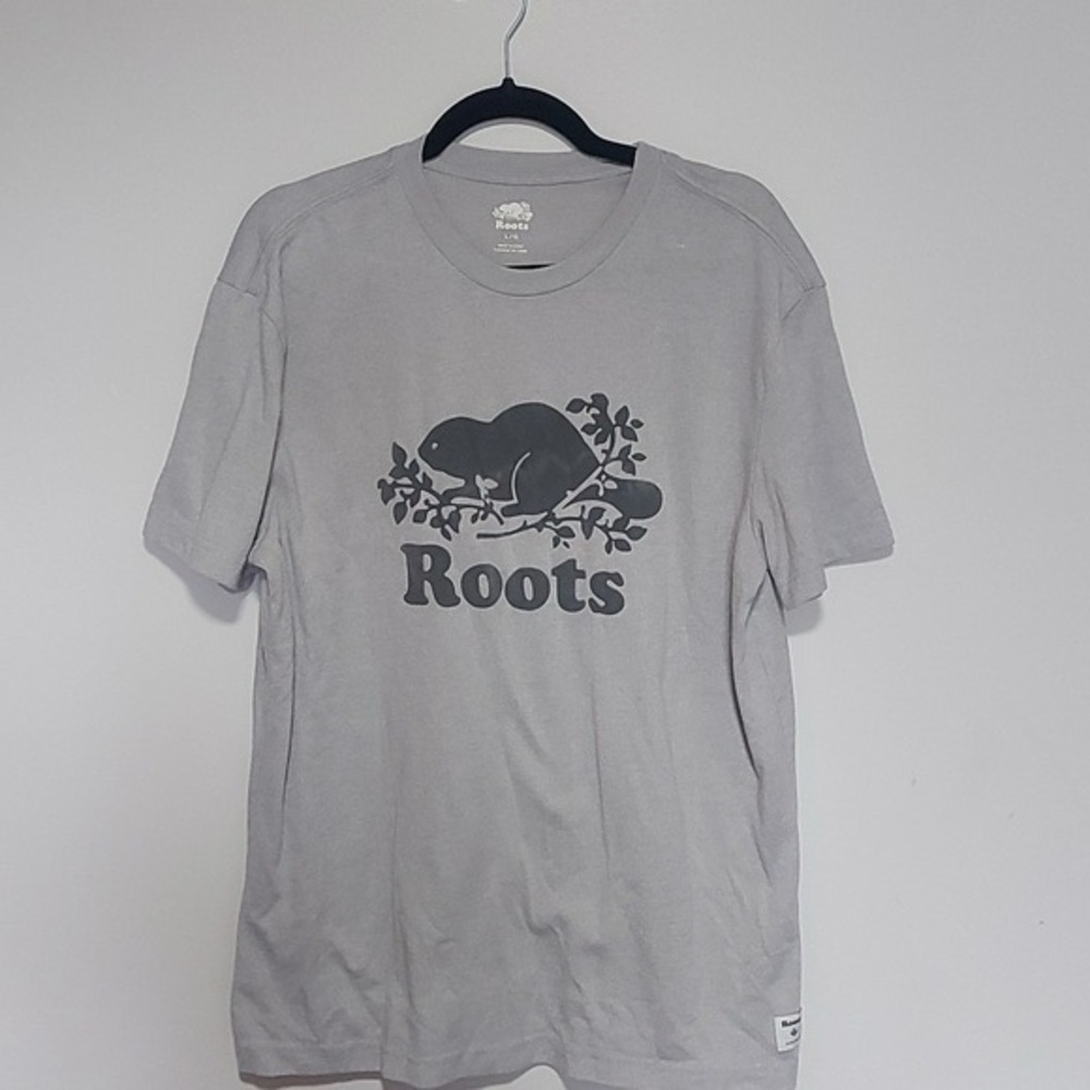 Roots large tshirt grey